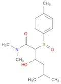 Hexanamide, 3-hydroxy-N,N,5-trimethyl-2-[(4-methylphenyl)sulfinyl]-