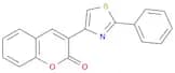 2H-1-Benzopyran-2-one, 3-(2-phenyl-4-thiazolyl)-