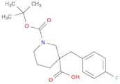 1-[(tert-Butyl)oxycarbonyl]-3-(4-fluorobenzyl)piperidine-3-carboxylic acid