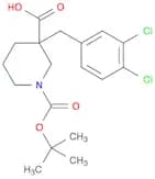 1-[(tert-Butyl)oxycarbonyl]-3-(3,4-dichlorobenzyl)piperidine-3-carboxylic acid