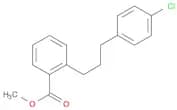 Benzoic acid, 2-[3-(4-chlorophenyl)propyl]-, methyl ester