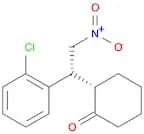 Cyclohexanone, 2-[(1R)-1-(2-chlorophenyl)-2-nitroethyl]-, (2S)-