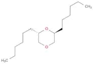 1,4-Dioxane, 2,6-dihexyl-, trans-