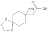 2-(8-Amino-1,4-dioxaspiro[4.5]decan-8-yl)acetic acid