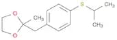 1,3-Dioxolane, 2-methyl-2-[[4-[(1-methylethyl)thio]phenyl]methyl]-