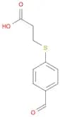 Propanoic acid, 3-[(4-formylphenyl)thio]-