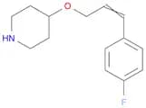 Piperidine, 4-[[3-(4-fluorophenyl)-2-propenyl]oxy]-