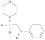 Morpholine, 4-[(phenylsulfinylmethyl)sulfonyl]-