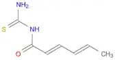 2,4-Hexadienamide, N-(aminothioxomethyl)-, (E,E)-