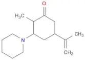 Cyclohexanone, 2-methyl-5-(1-methylethenyl)-3-(1-piperidinyl)-