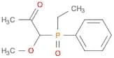 2-Propanone, 1-(ethylphenylphosphinyl)-1-methoxy-