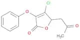2(5H)-Furanone, 4-chloro-5-(2-oxopropyl)-3-phenoxy-
