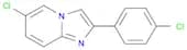Imidazo[1,2-a]pyridine,6-chloro-2-(4-chlorophenyl)-