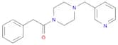 Piperazine, 1-(phenylacetyl)-4-(3-pyridinylmethyl)-
