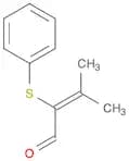 2-Butenal, 3-methyl-2-(phenylthio)-