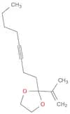 1,3-Dioxolane, 2-(1-methylethenyl)-2-(3-octynyl)-
