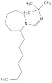 1H-Azepine, 1-[[(1,1-dimethylethyl)imino]methyl]-2-heptylhexahydro-