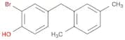 Phenol, 2-bromo-4-[(2,5-dimethylphenyl)methyl]-