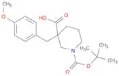 1-[(tert-Butyl)oxycarbonyl]-3-(4-methoxybenzyl)piperidine-3-carboxylic acid