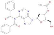Adenosine, N,N-dibenzoyl-2'-deoxy-, 3'-acetate