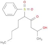 4-Decanone, 2-hydroxy-5-(phenylsulfonyl)-