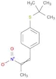 Benzene, 1-[(1,1-dimethylethyl)thio]-4-(2-nitro-1-propenyl)-