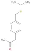 2-Propanone, 1-[4-[[(1-methylethyl)thio]methyl]phenyl]-