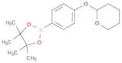 4,4,5,5-Tetramethyl-2-(4-((tetrahydro-2H-pyran-2-yl);oxy);phenyl);-1,3,2-dioxaborolane
