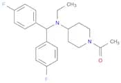 4-Piperidinamine, 1-acetyl-N-[bis(4-fluorophenyl)methyl]-N-ethyl-