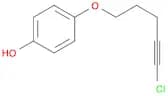 Phenol, 4-[(5-chloro-4-pentynyl)oxy]-