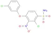 Benzenesulfonamide, 2-chloro-4-(3-chlorophenoxy)-3-nitro-