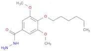 Benzoic acid, 4-(hexyloxy)-3,5-dimethoxy-, hydrazide