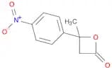 2-Oxetanone, 4-methyl-4-(4-nitrophenyl)-