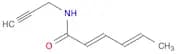 2,4-Hexadienamide, N-2-propynyl-, (E,E)-