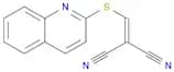 Propanedinitrile, [(2-quinolinylthio)methylene]-