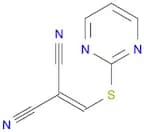Propanedinitrile, [(2-pyrimidinylthio)methylene]-