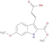 3-(6-Methoxy-2-(methoxycarbonyl)-1H-indol-3-yl)acrylic acid