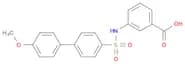 Benzoicacid, 3-[[(4'-methoxy[1,1'-biphenyl]-4-yl)sulfonyl]amino]-