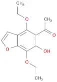 Ethanone, 1-(4,7-diethoxy-6-hydroxy-5-benzofuranyl)-