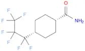 Cyclohexanecarboxamide, 4-(heptafluoropropyl)-, cis-