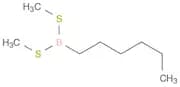 Boronic acid, hexyldithio-, dimethyl ester