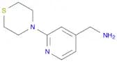 [2-(thiomorpholin-4-yl)pyridin-4-yl]methanamine
