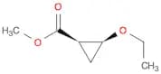 Cyclopropanecarboxylic acid, 2-ethoxy-, methyl ester, cis-