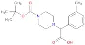 2-{4-[(tert-butoxy)carbonyl]piperazin-1-yl}-2-(3-methylphenyl)acetic acid