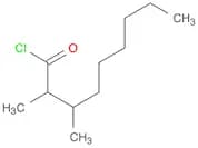 Nonanoyl chloride, 2,3-dimethyl-