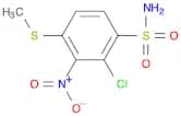Benzenesulfonamide, 2-chloro-4-(methylthio)-3-nitro-