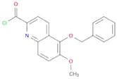 2-Quinolinecarbonyl chloride, 6-methoxy-5-(phenylmethoxy)-