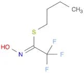 Ethanimidothioic acid, 2,2,2-trifluoro-N-hydroxy-, butyl ester, (Z)-