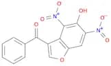 Methanone, (5-hydroxy-4,6-dinitro-3-benzofuranyl)phenyl-