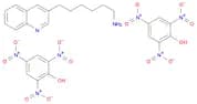 3-Quinolinehexanamine, compd. with 2,4,6-trinitrophenol (1:2)